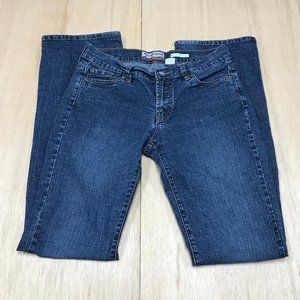 old navy bootcut jeans blue size 4 long
